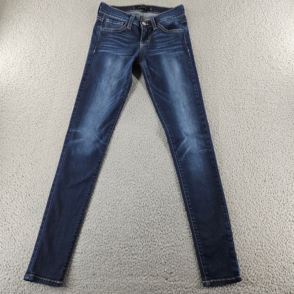 Flying Monkey Jeans Women 24 Dark Wash Low Rise Skinny Leg Stretch Denim